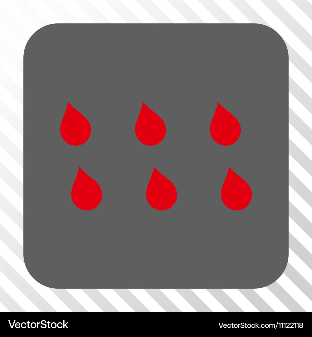 Rounded Drop Vector Drops rounded square button Royalty Free Vector Image