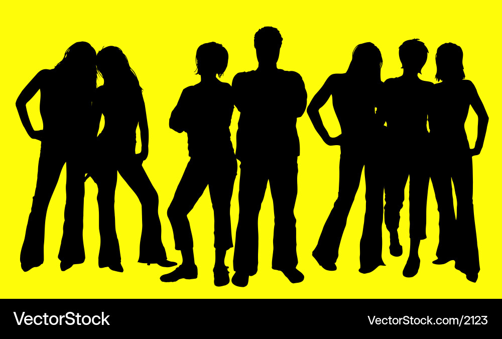 Young people Royalty Free Vector Image - VectorStock