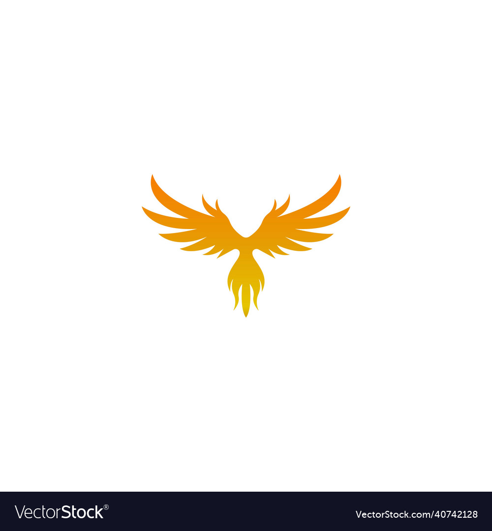 Phoenix logo icon design template Royalty Free Vector Image