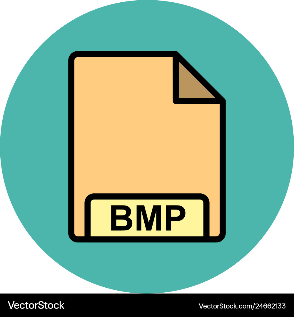 Bmp icon Royalty Free Vector Image - VectorStock
