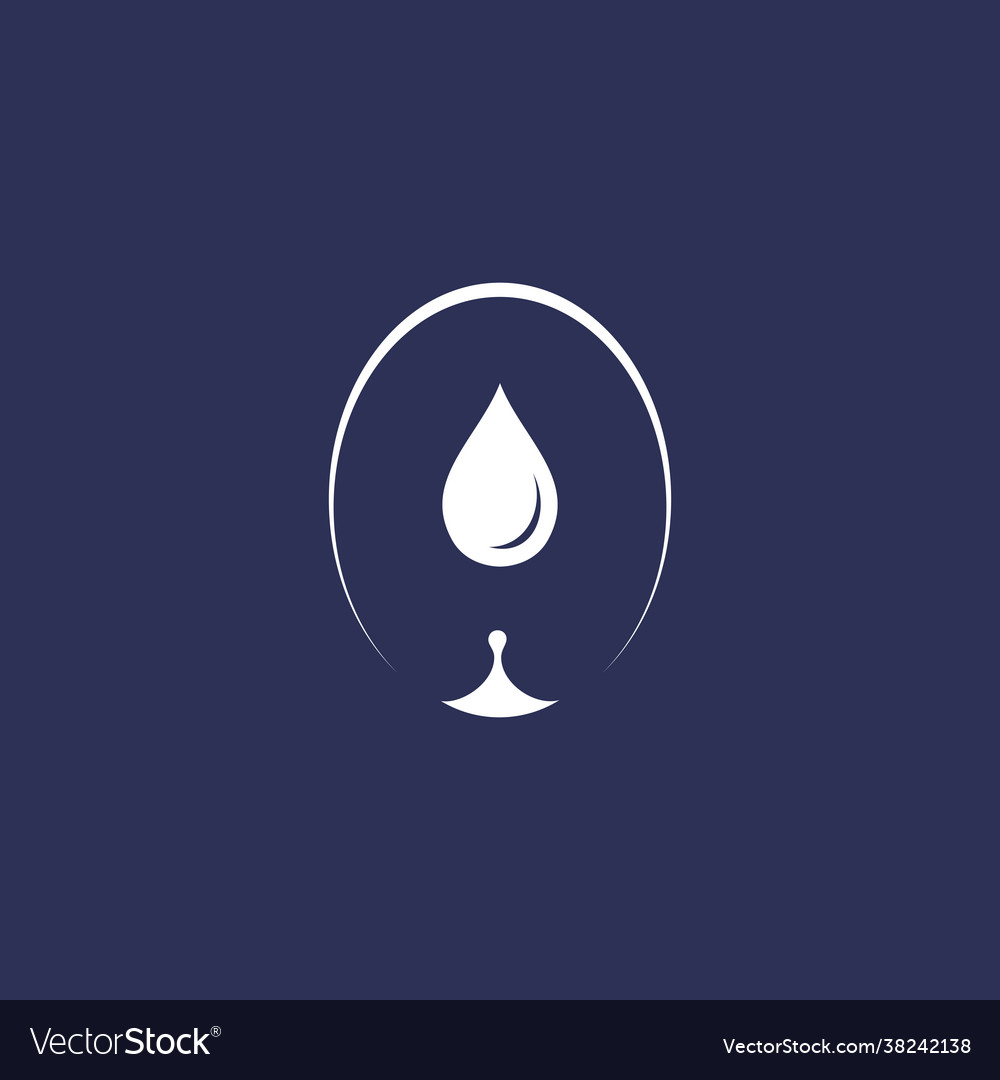Elegant and modern pure water logo design 1 Vector Image Elegant and modern pure water logo design 1 Vector Image