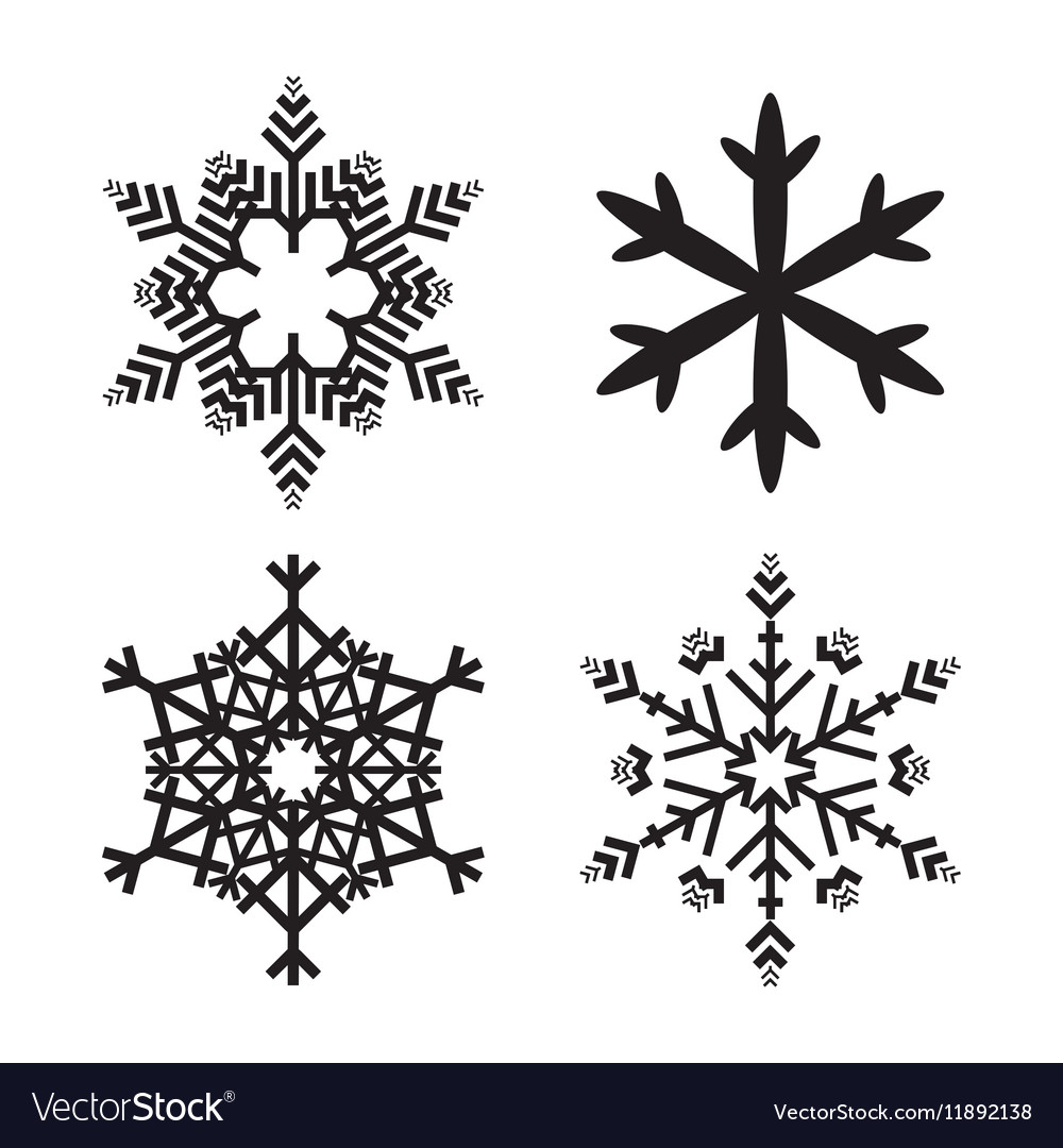Snowflake simple icon isolated on white background