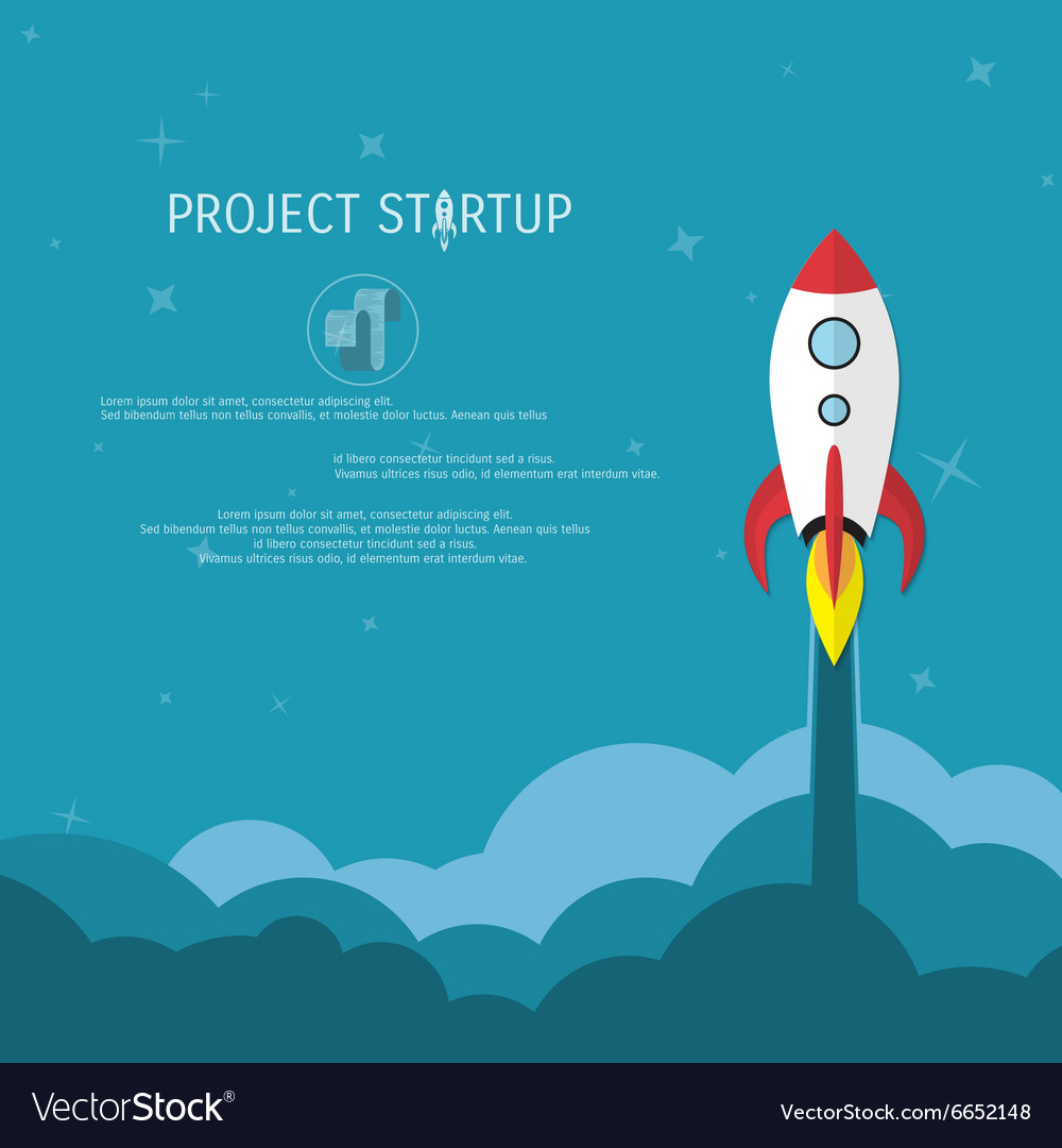 Business concept for project startup Royalty Free Vector