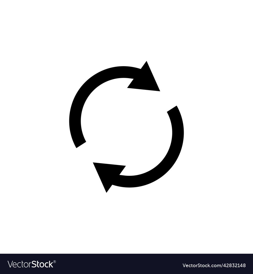 Circle arrow icon suitable for refresh icon Vector Image