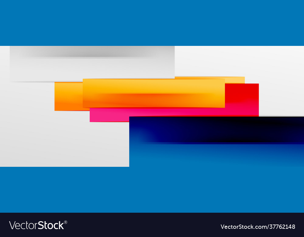 Multicolored lines background design template Vector Image