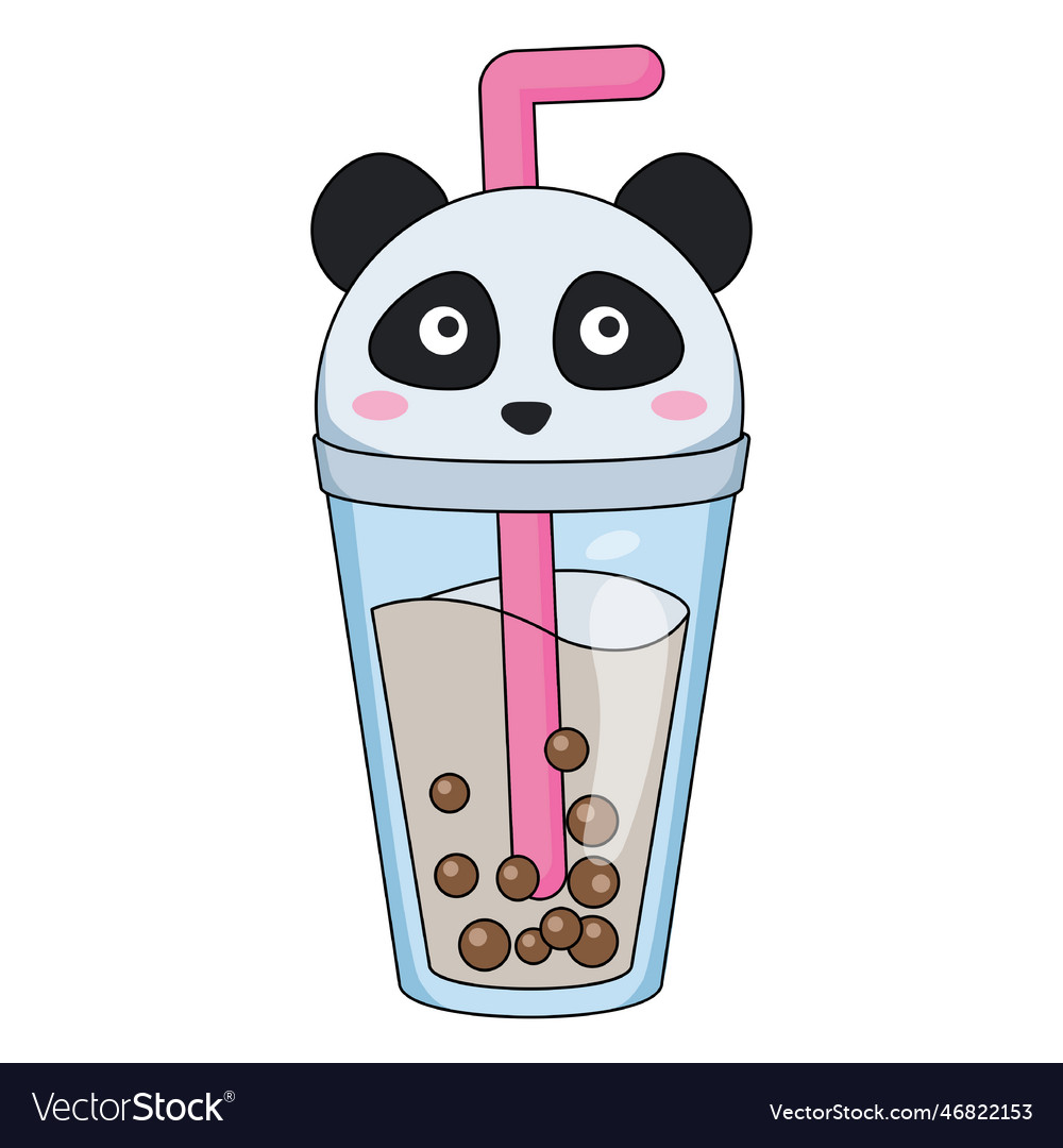 Download Anime Girl With Hoodie And Boba Tea Picture