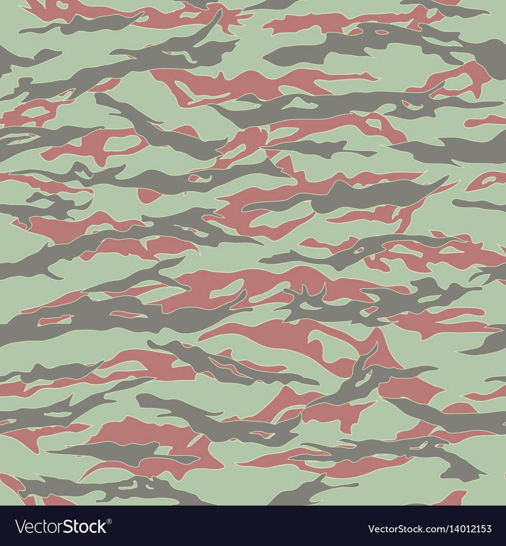 Ecuador tiger stripe camouflage seamless patterns