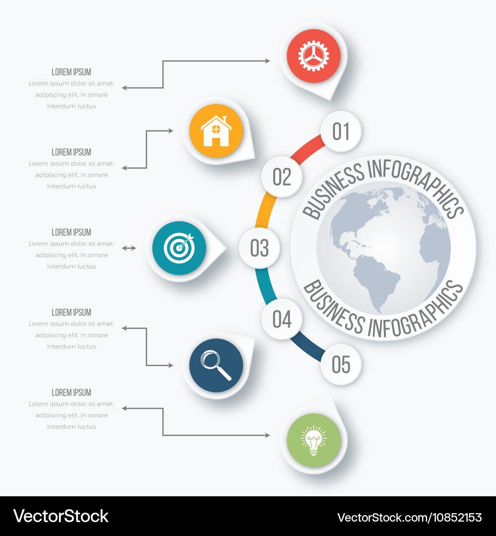 Infographic Royalty Free Vector Image - VectorStock