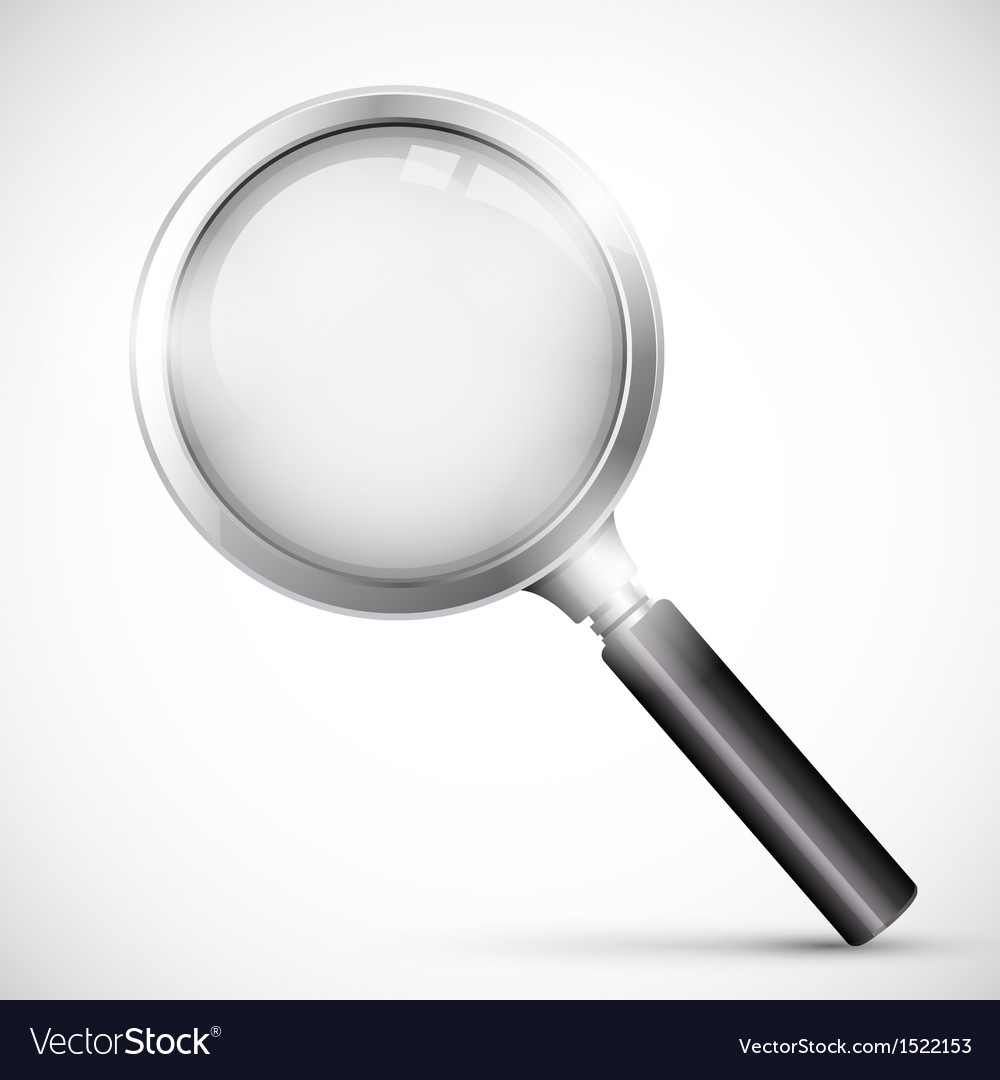 Magnifying glass Royalty Free Vector Image - VectorStock