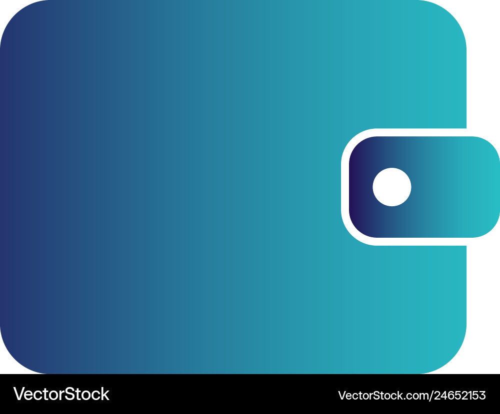 Wallet icon Royalty Free Vector Image - VectorStock