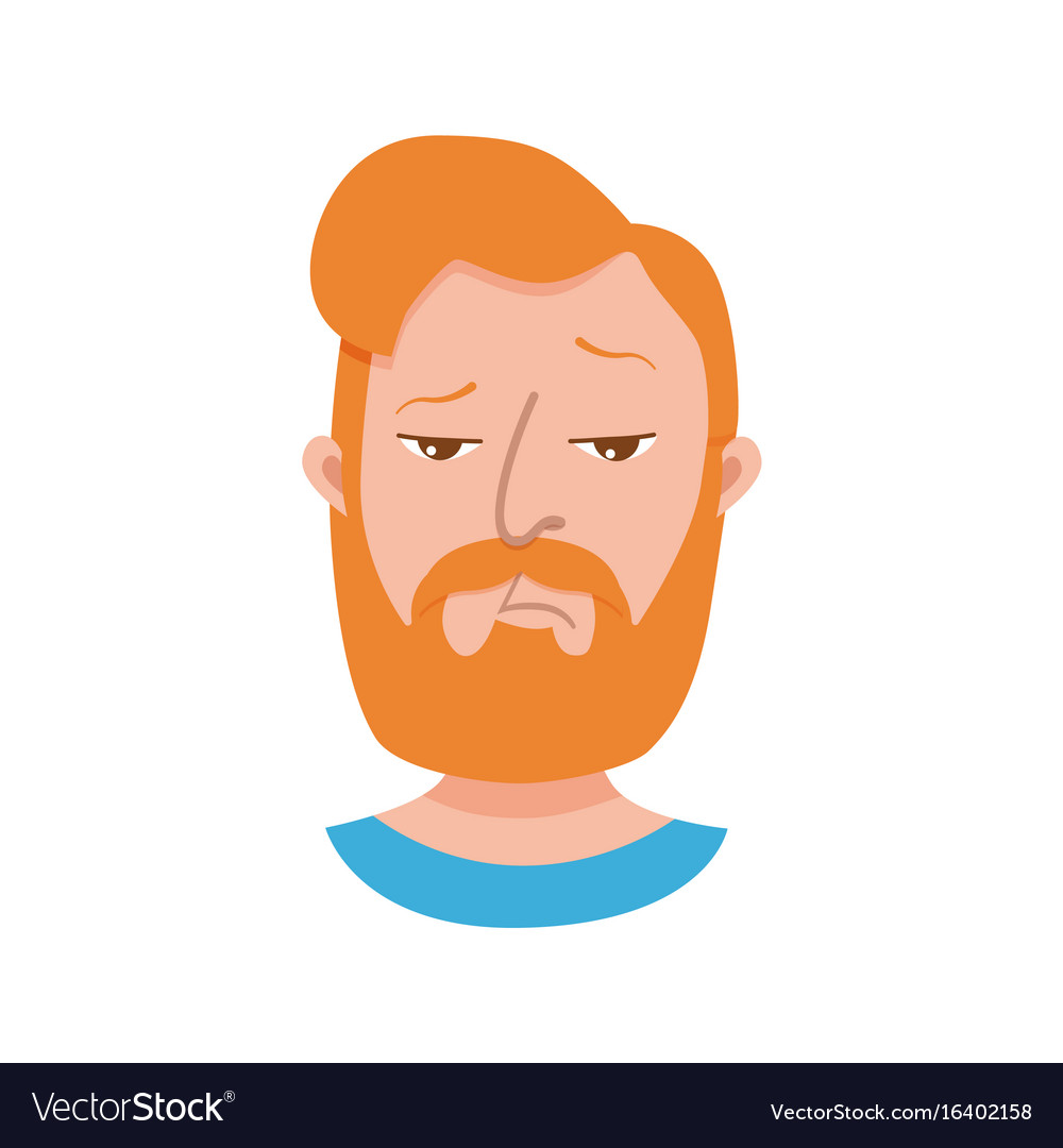 Male Hipster Cartoon Character Royalty Free Vector Image