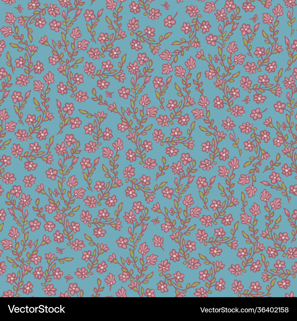 Seamless pattern decoration rose flowers Vector Image