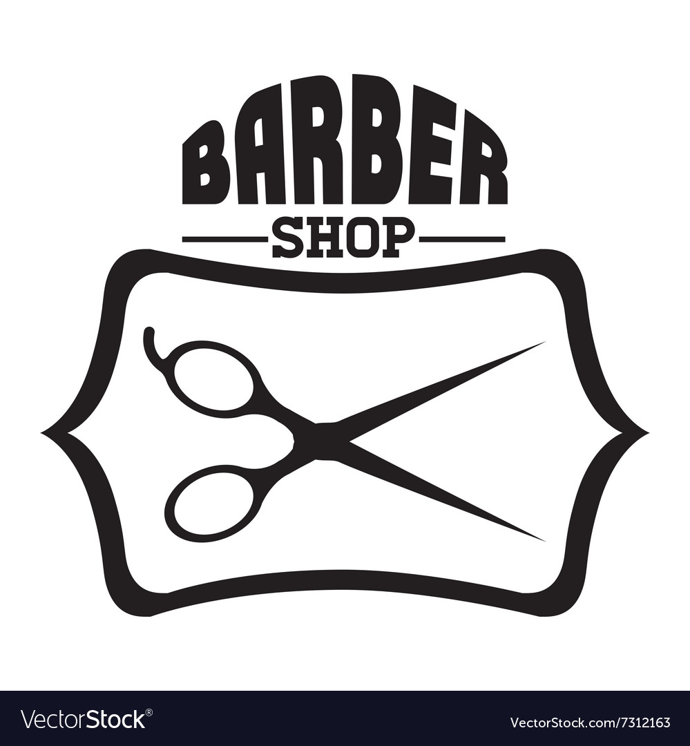 Barber shop design Royalty Free Vector Image - VectorStock