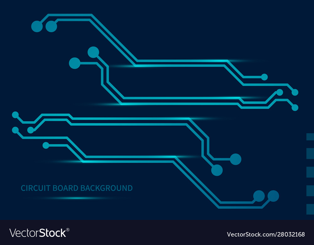 Circuit board design background Royalty Free Vector Image