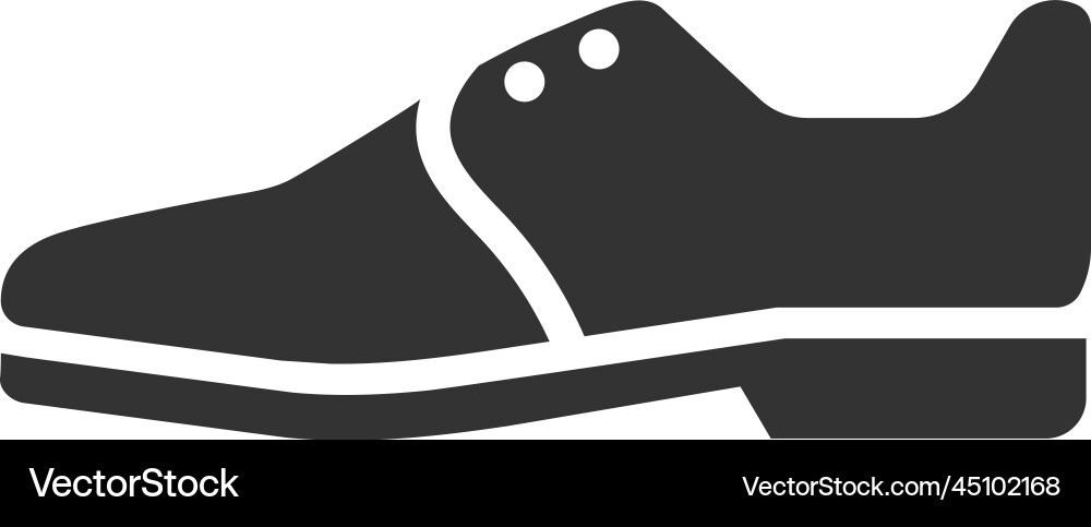 Man shoe icon Royalty Free Vector Image - VectorStock
