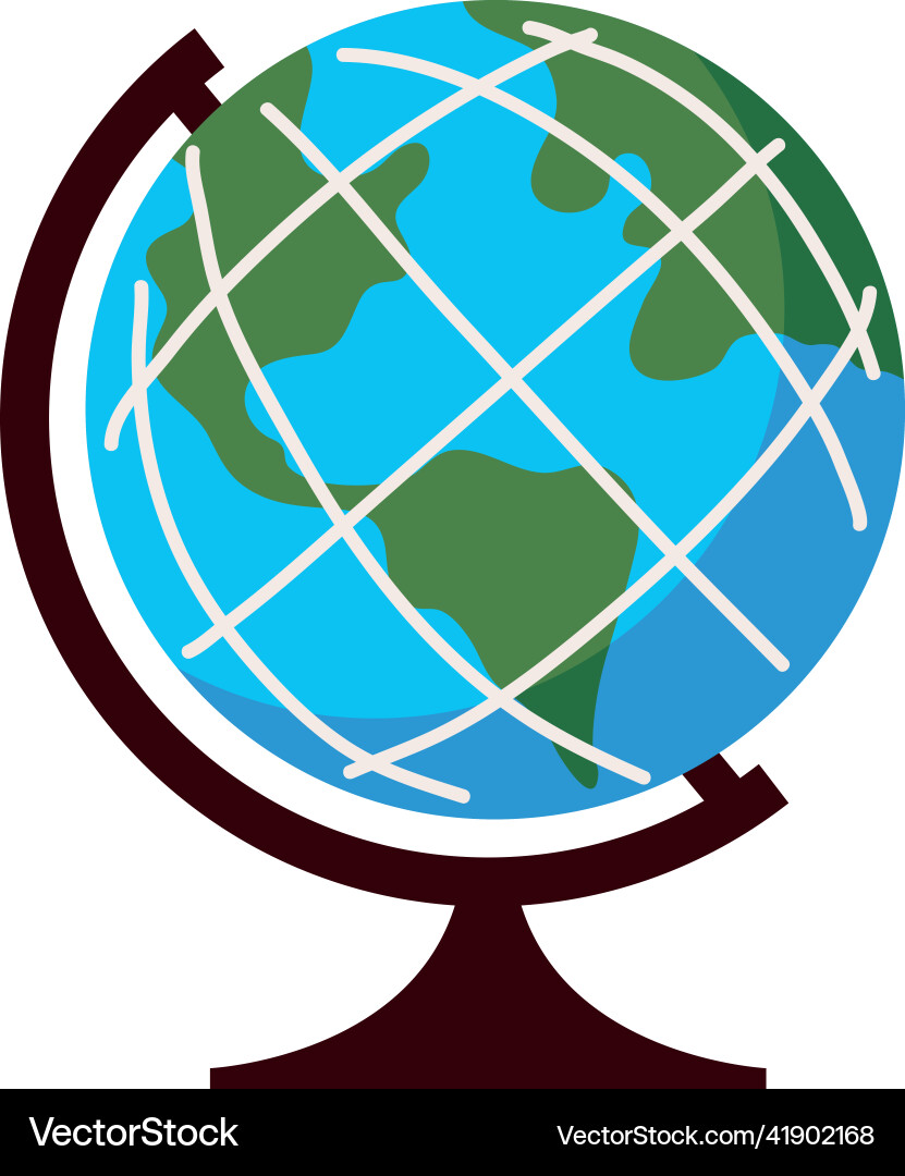 School globe icon Royalty Free Vector Image - VectorStock