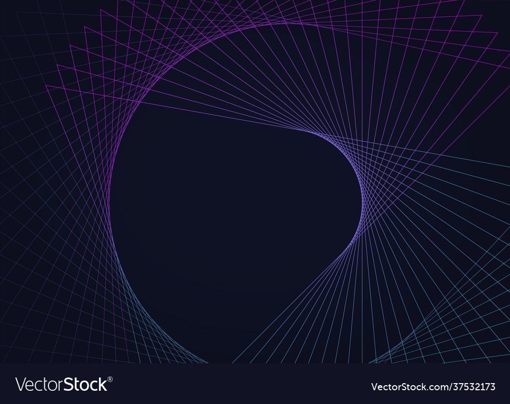 Abstract circular geometric element Royalty Free Vector