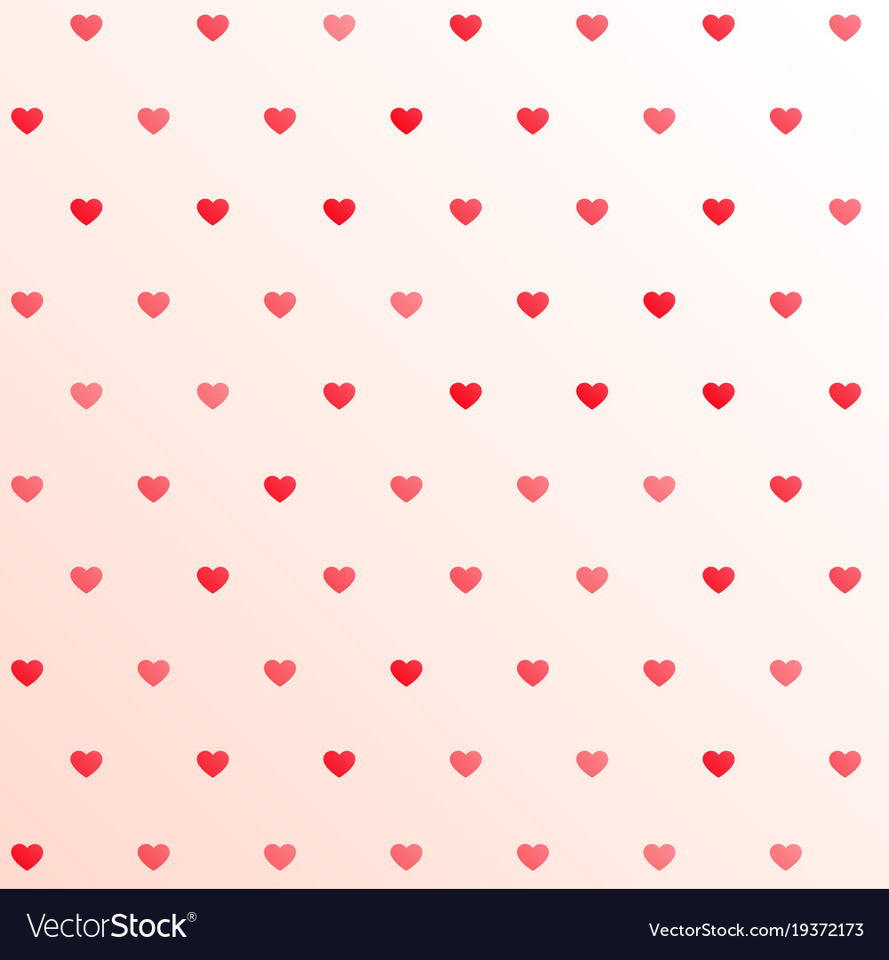 Awesome Hearts Pattern Background Design Vector Image