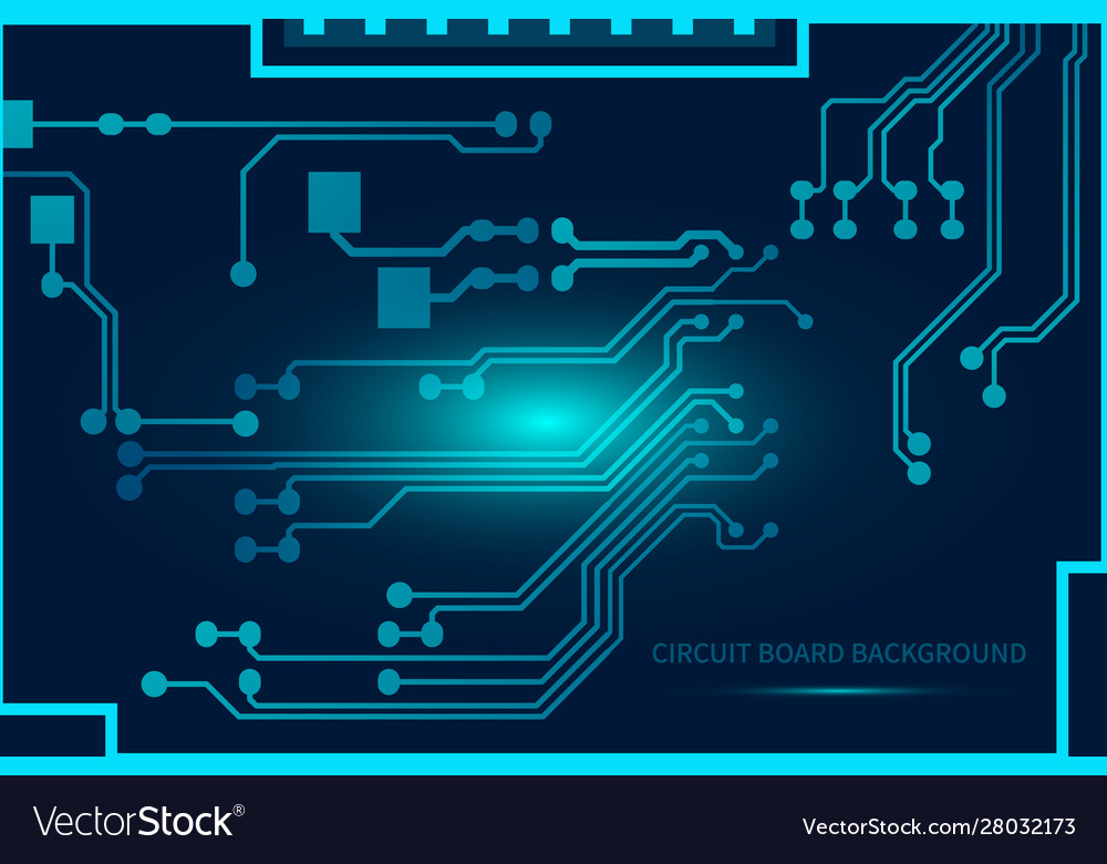 Circuit board design background Royalty Free Vector Image