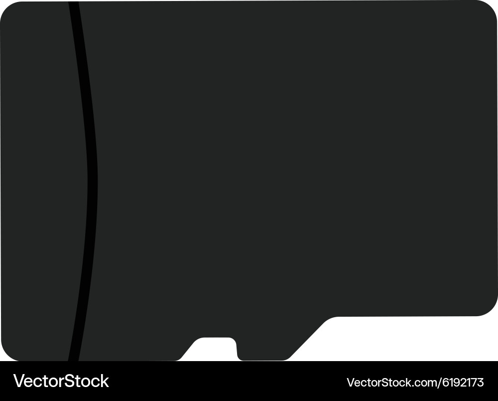 Memory card Royalty Free Vector Image - VectorStock