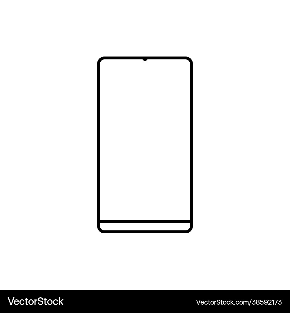 Mobile icon cell phone Royalty Free Vector Image