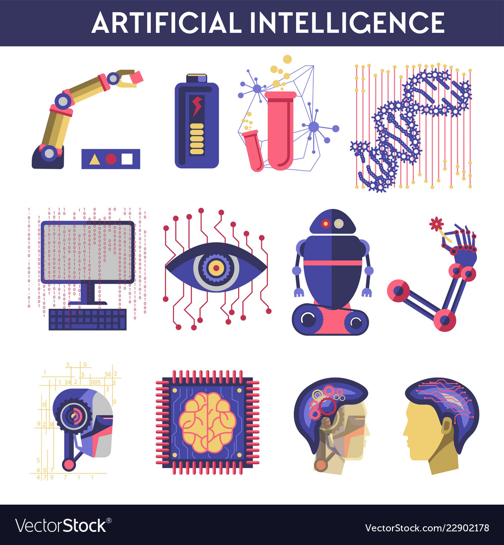Artificial intelligence Royalty Free Vector Image