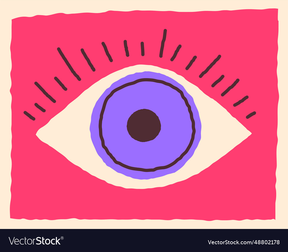 Eye sight vision Royalty Free Vector Image VectorStock