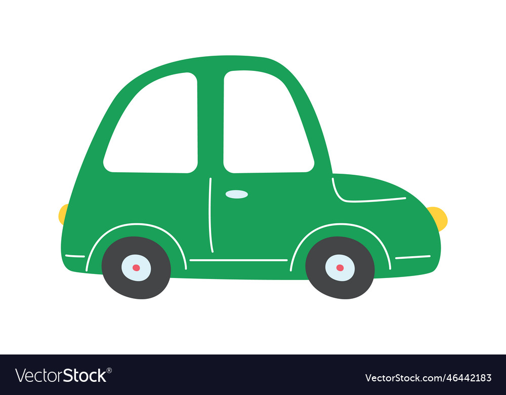 Cartoon car vehicle Royalty Free Vector Image - VectorStock