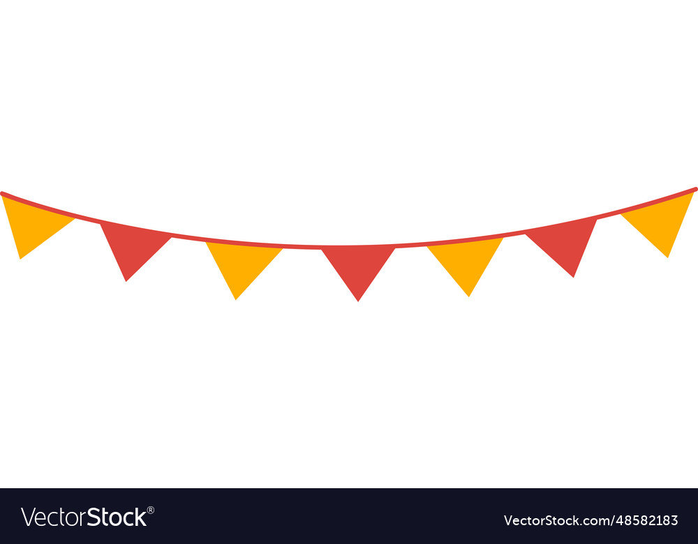 Flags ribbon decorative Royalty Free Vector Image