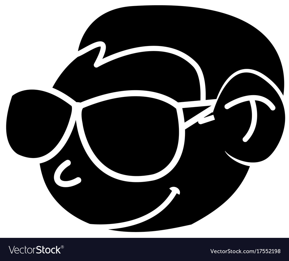 Cool guy cartoon Royalty Free Vector Image - VectorStock