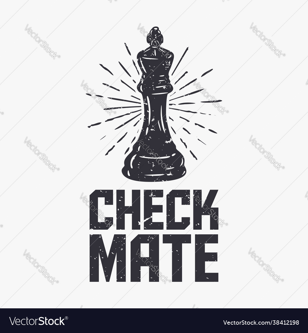 Chess checkmate vector image 11127859 Vector Art at Vecteezy