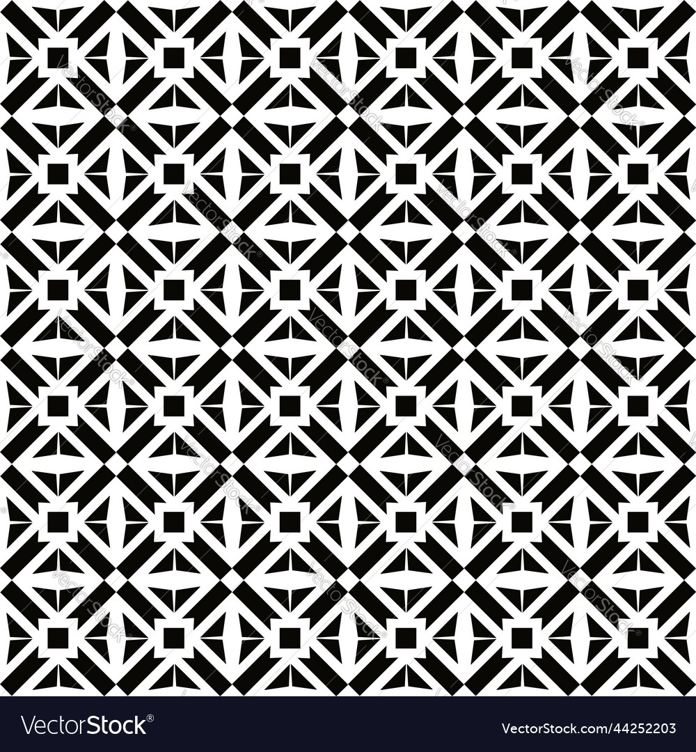 A seamless pattern composed of several geometric Vector Image