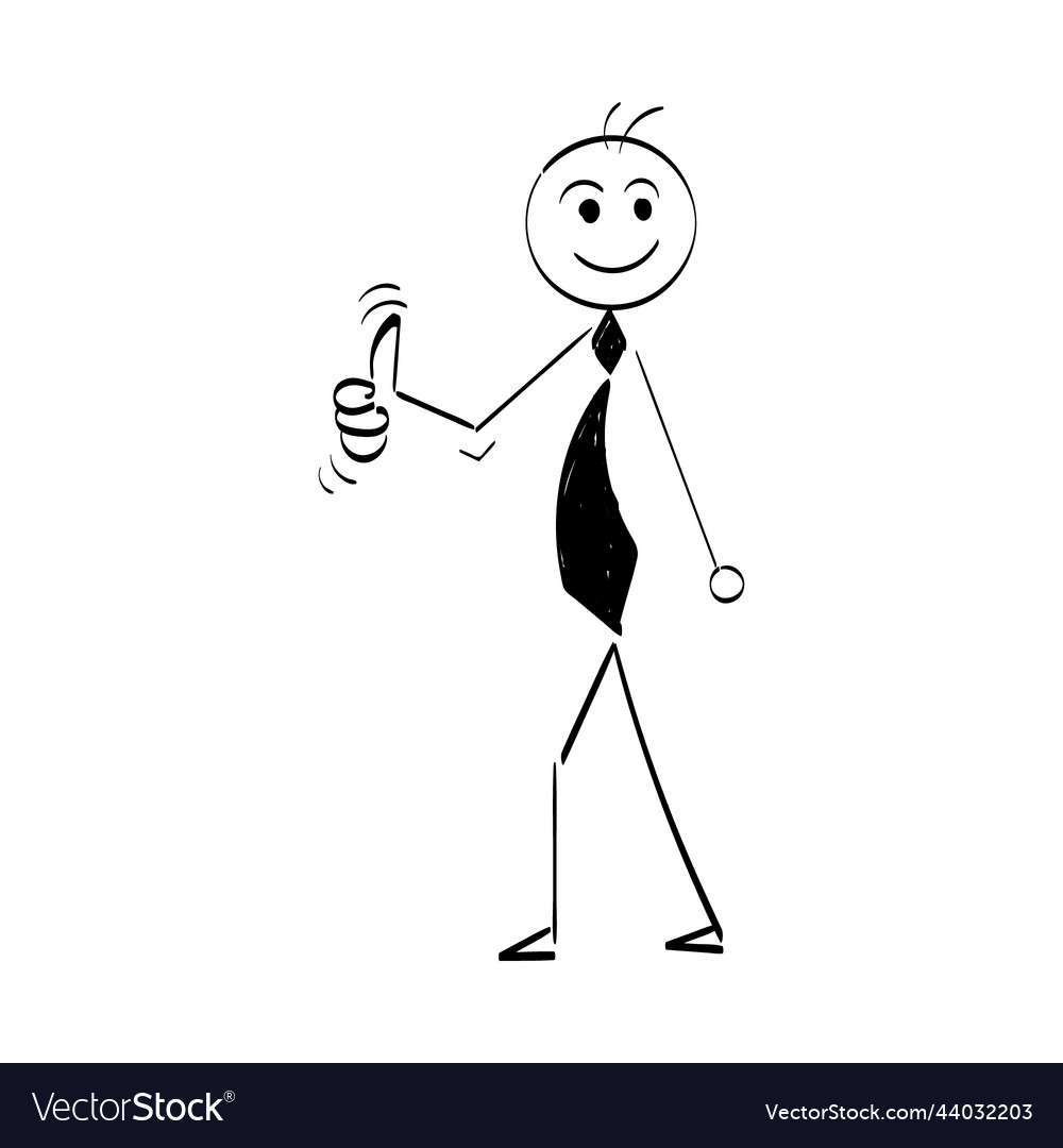 Stickman Like Stock Vector