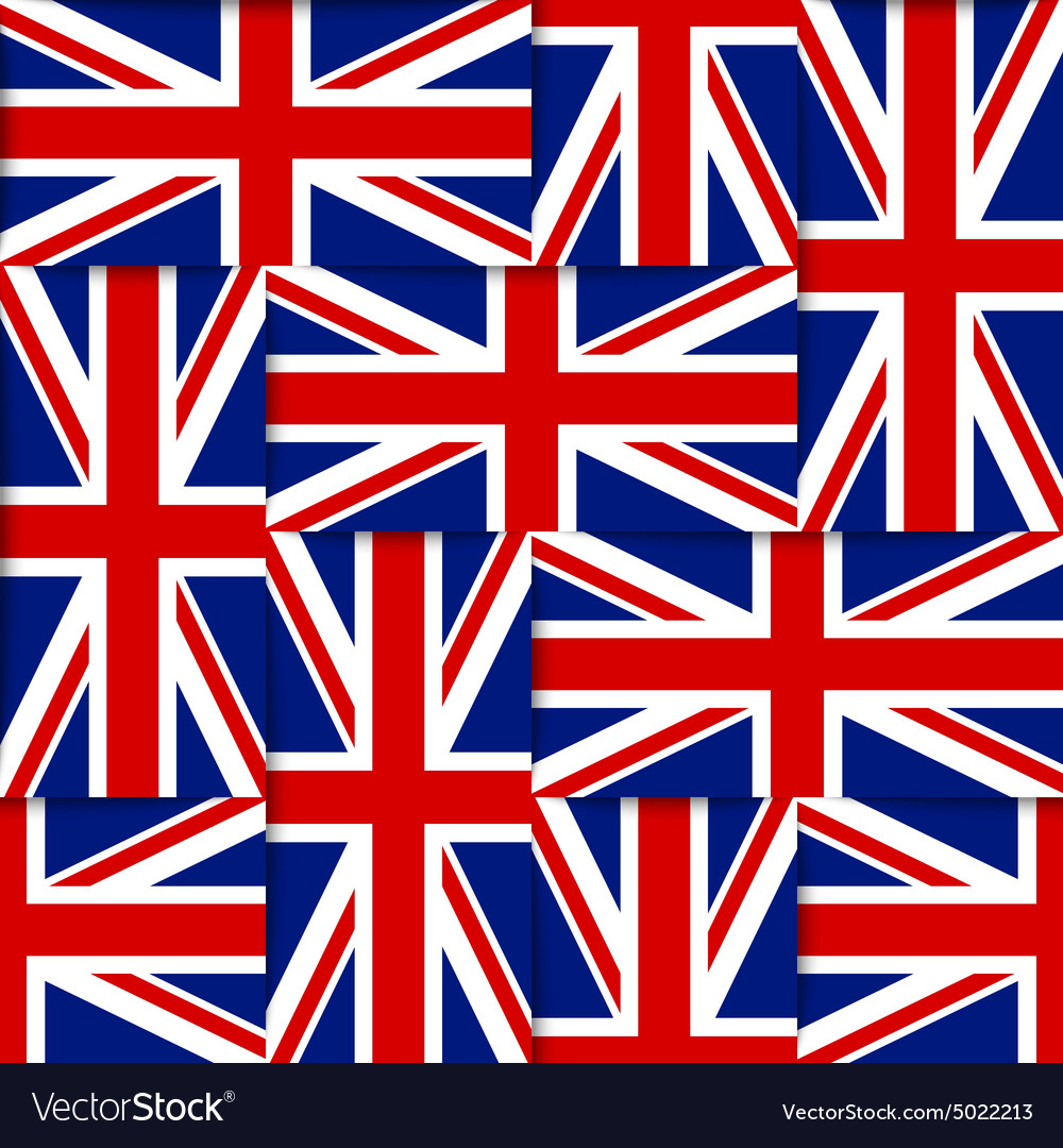 British Seamless Pattern Royalty Free Vector Image