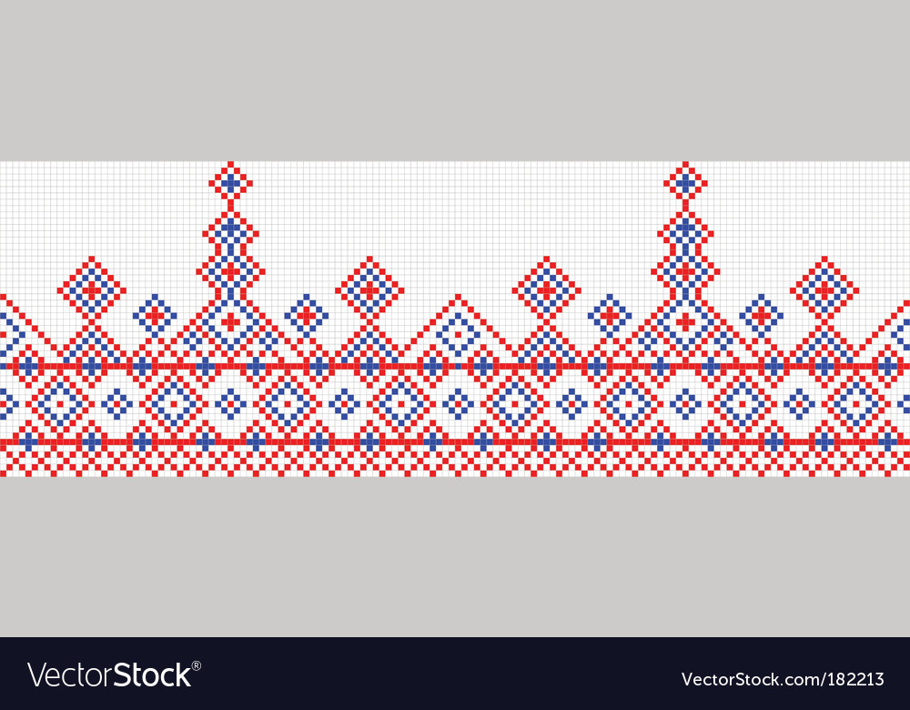 Folk ornament Royalty Free Vector Image - VectorStock