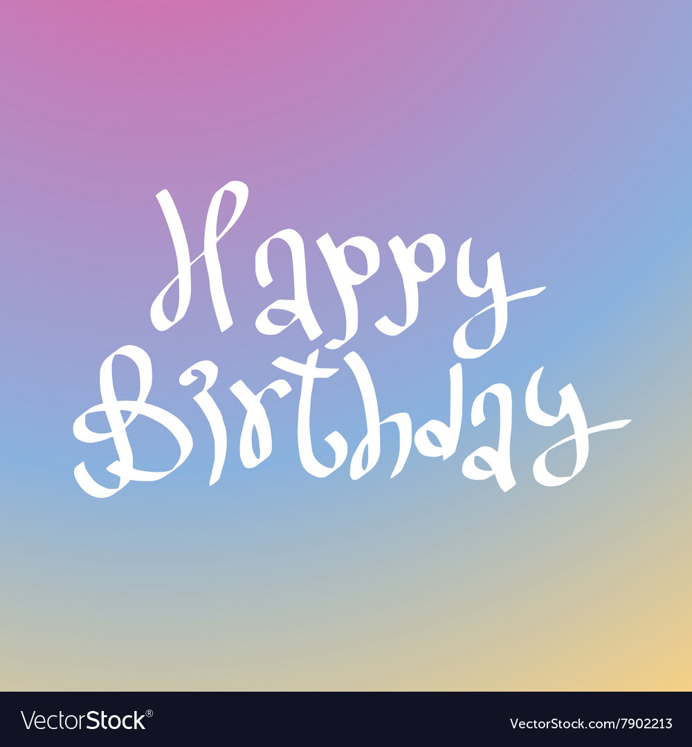 Happy birthday card Royalty Free Vector Image - VectorStock