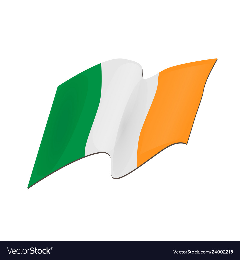 Irish flag Royalty Free Vector Image - VectorStock