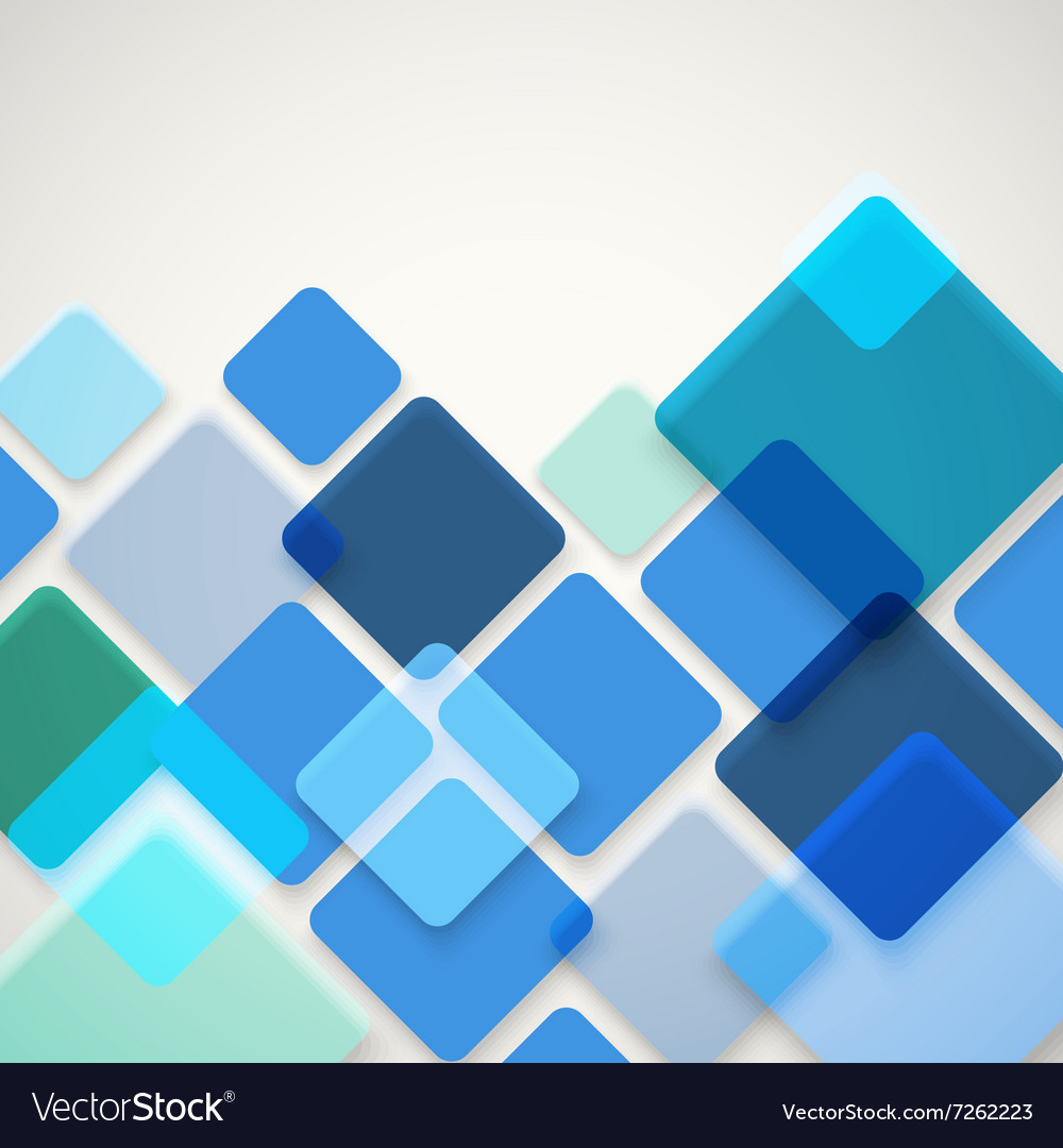 Abstract background of different color squares Vector Image