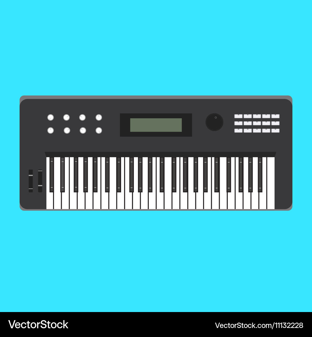 Analog Synthesizer Icon Of Royalty Free Vector Image