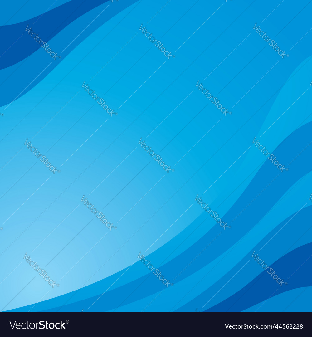 Blue abstract wave background design Royalty Free Vector