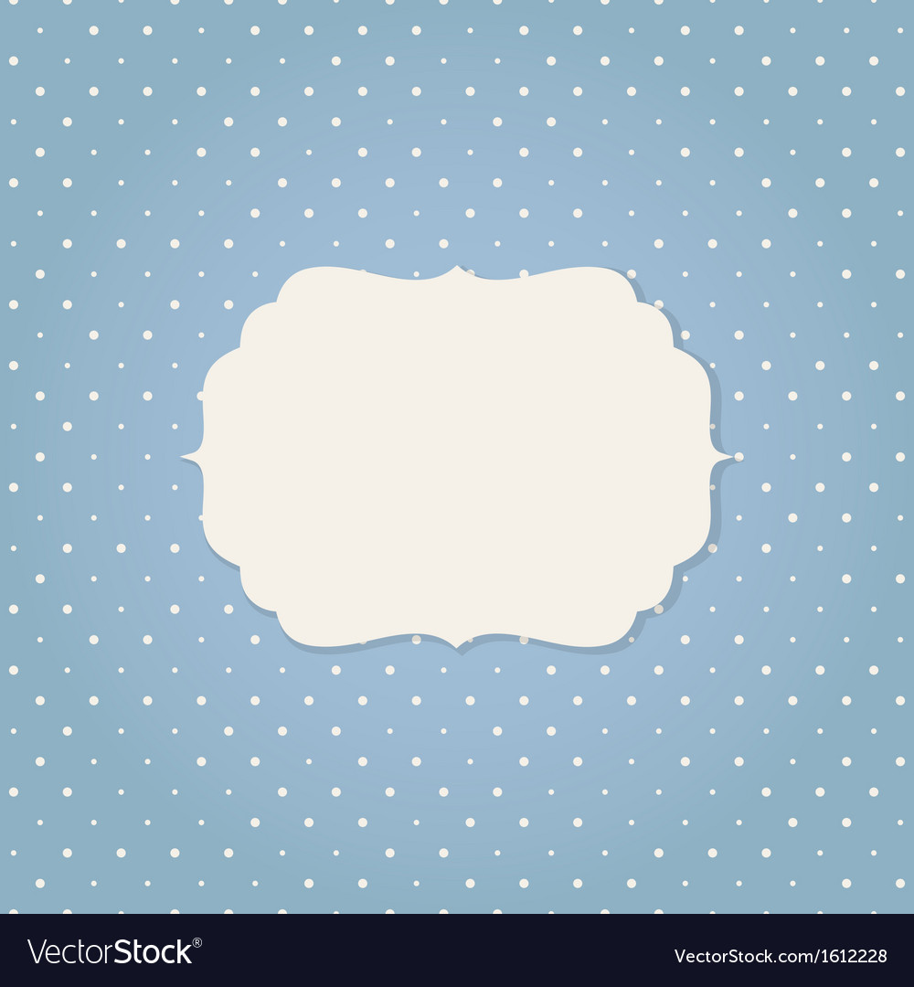 Frame on the paper background Royalty Free Vector Image