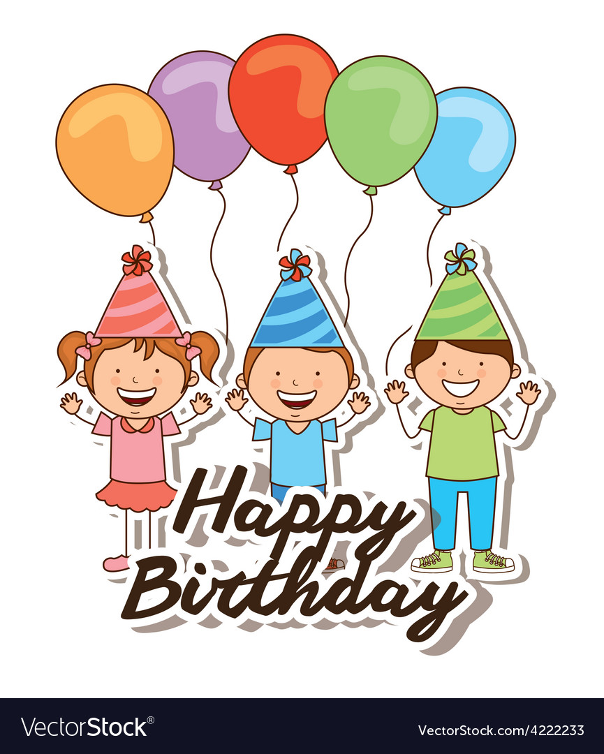 Happy birthday Royalty Free Vector Image - VectorStock