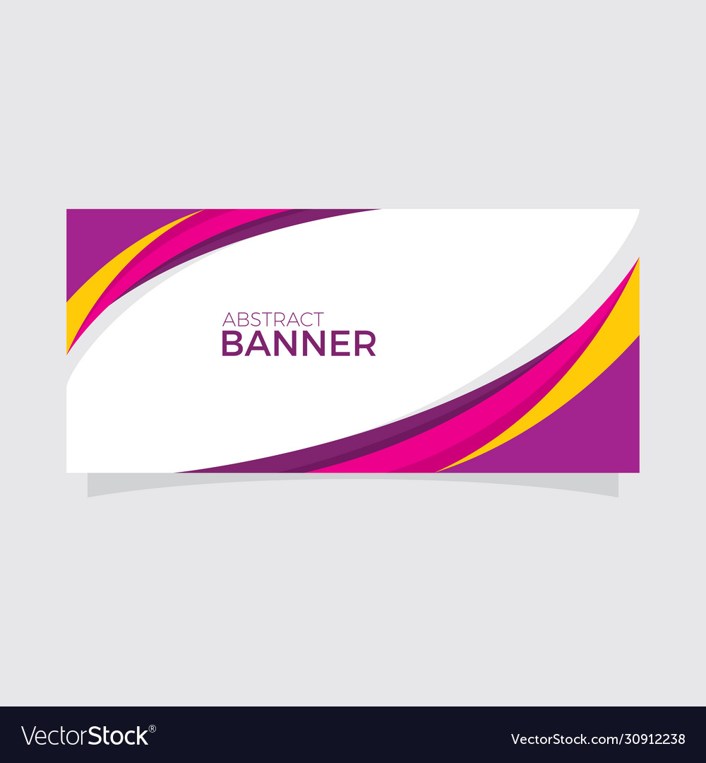 Abstract banner cool and dinamic design Royalty Free Vector