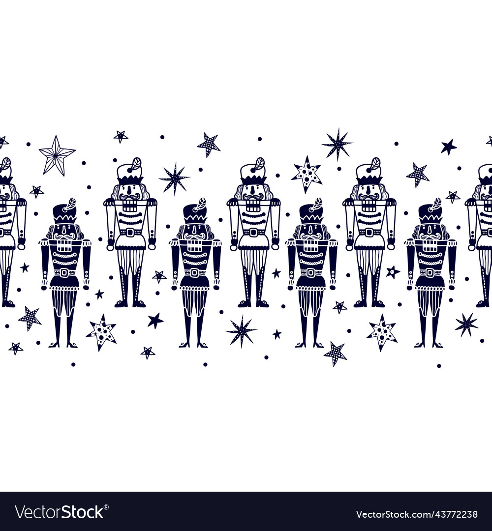 Nutcracker border Royalty Free Vector Image - VectorStock