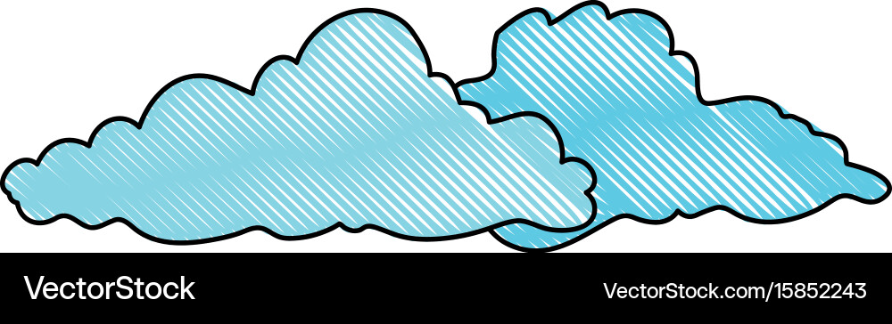 Clouds icon image Royalty Free Vector Image - VectorStock