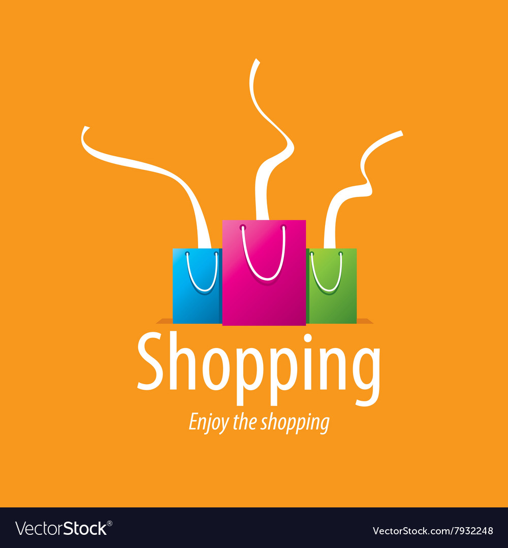 Shopping logo Royalty Free Vector Image - VectorStock