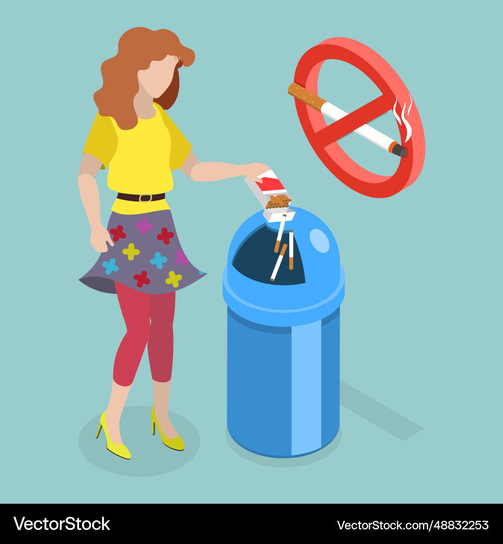 3d isometric flat conceptual Royalty Free Vector Image