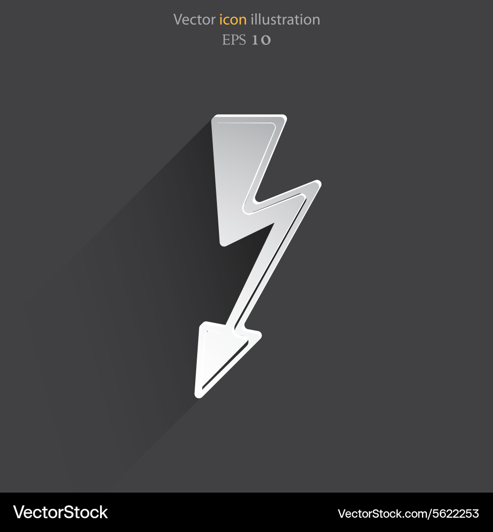 Lightning web icon Royalty Free Vector Image - VectorStock