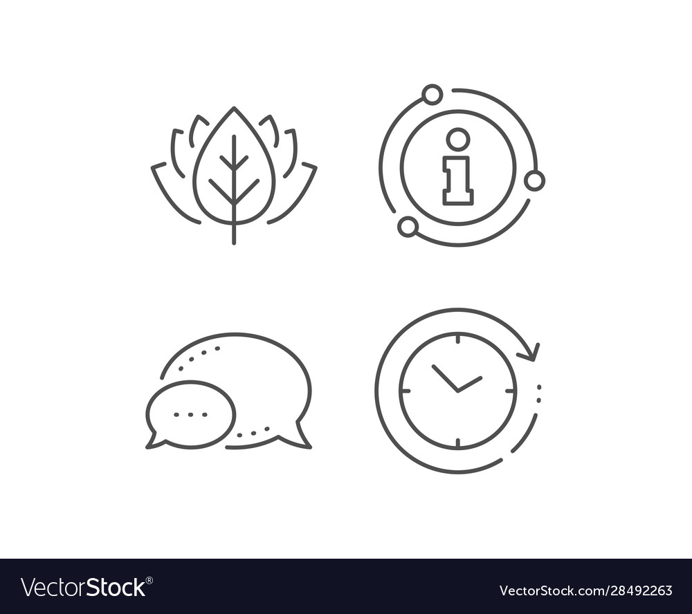 Time change line icon clock sign watch Royalty Free Vector