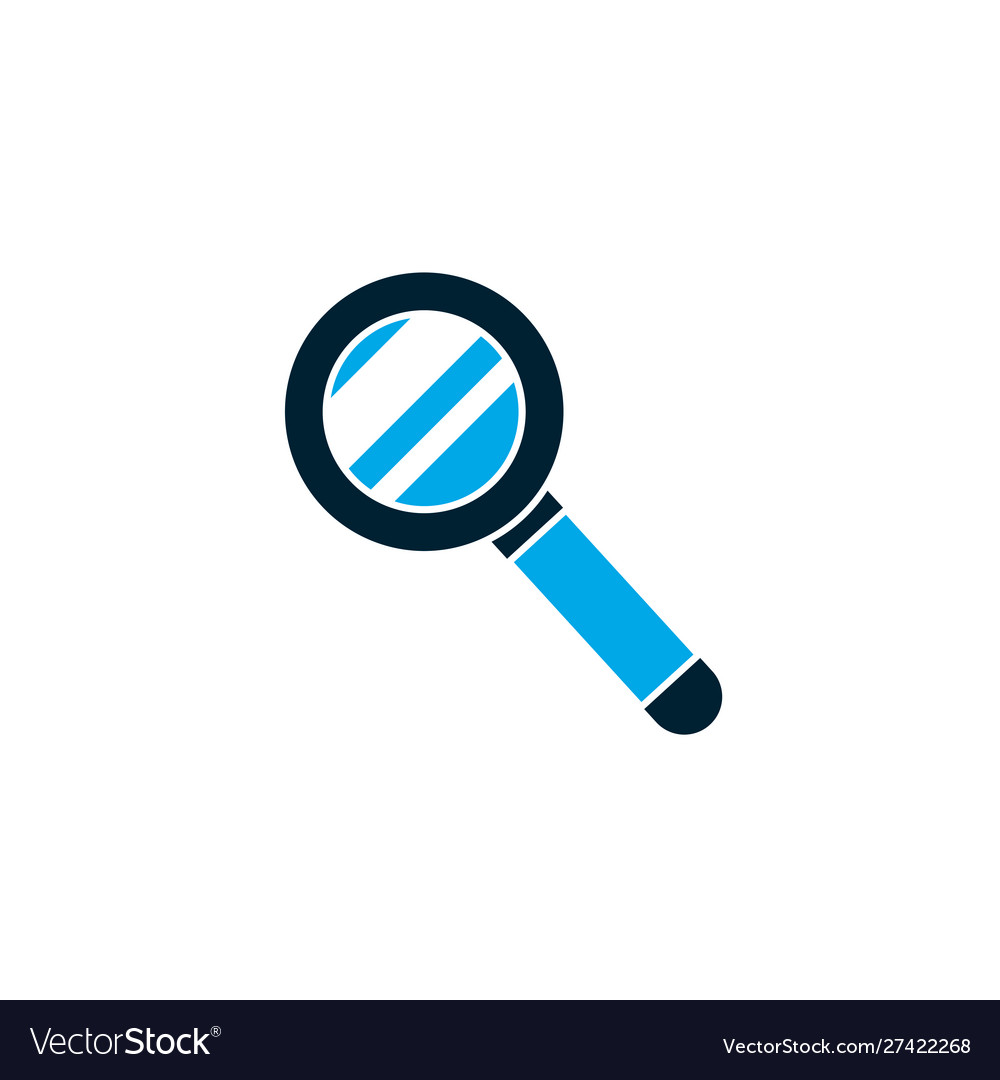 Isolated lupe design Royalty Free Vector Image